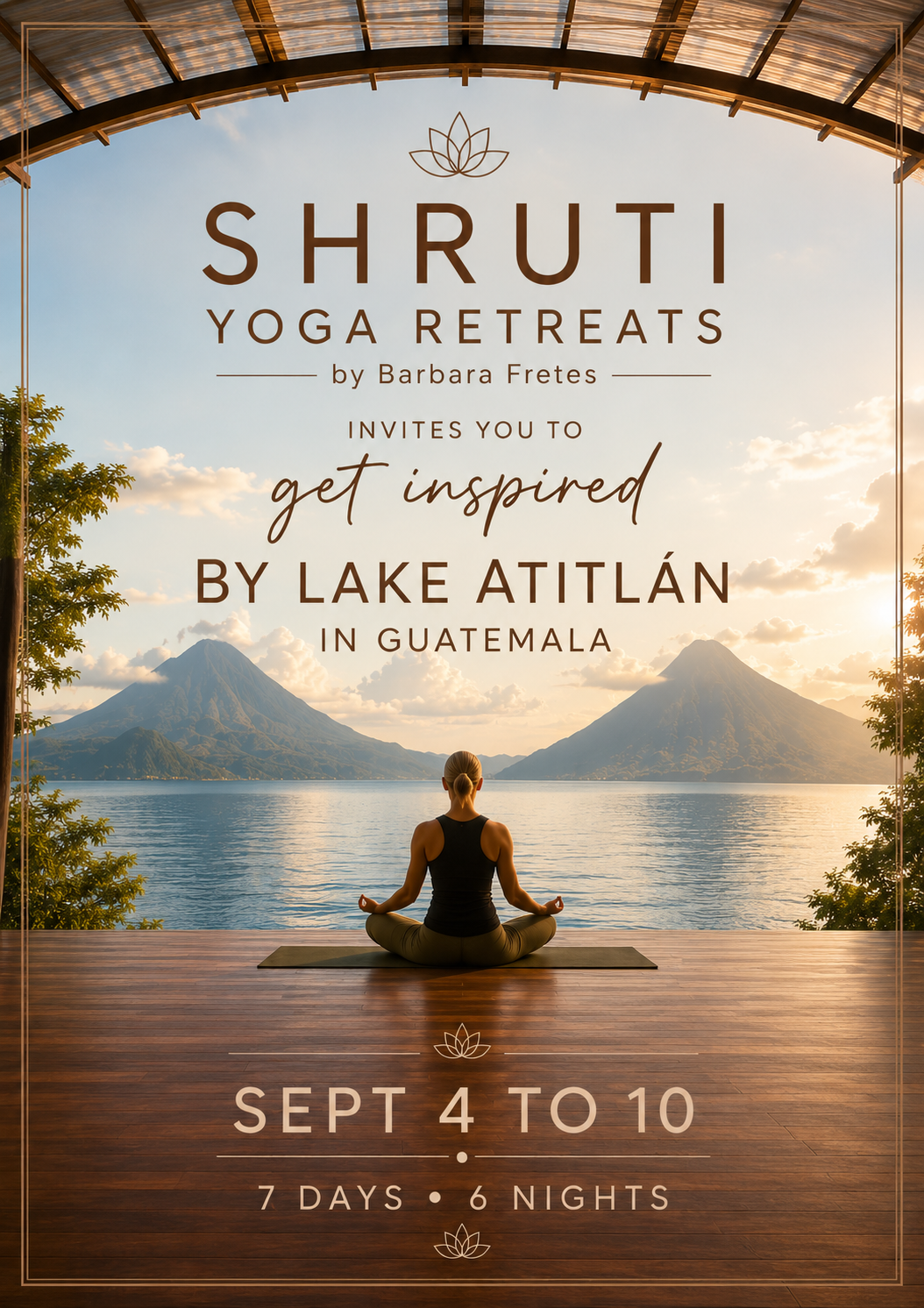 Villa Sumaya retreat with stunning views of Lake Atitlán and volcanoes in Guatemala